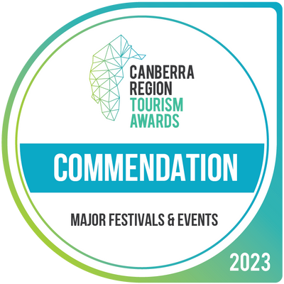 DESIGN Canberra Festival Wins Commendation Award for Major Festivals + Events