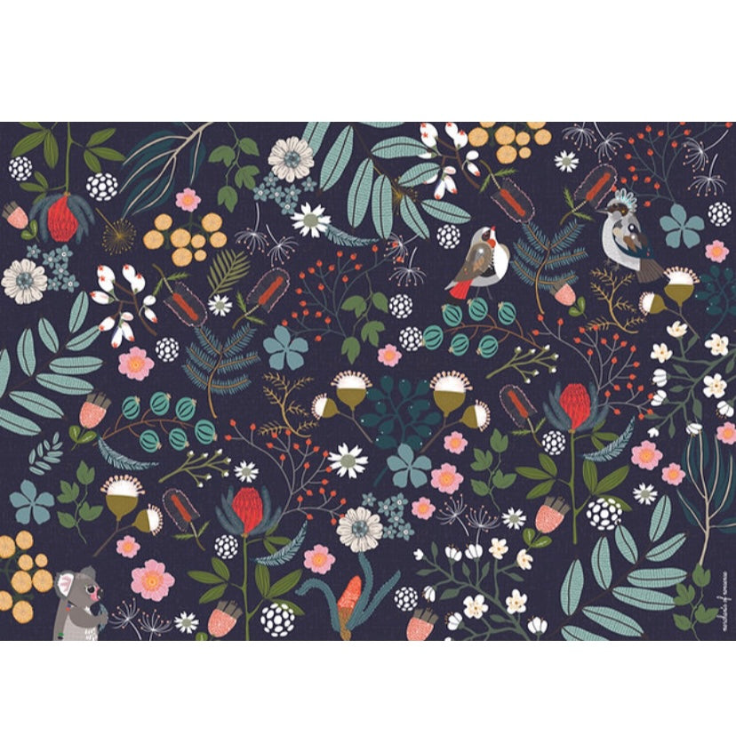 Waratah wrapping paper Craft + Design Canberra